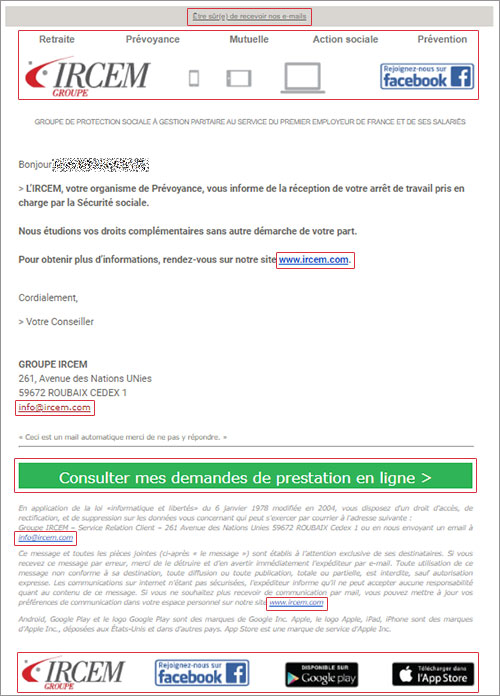 exemple e-mail